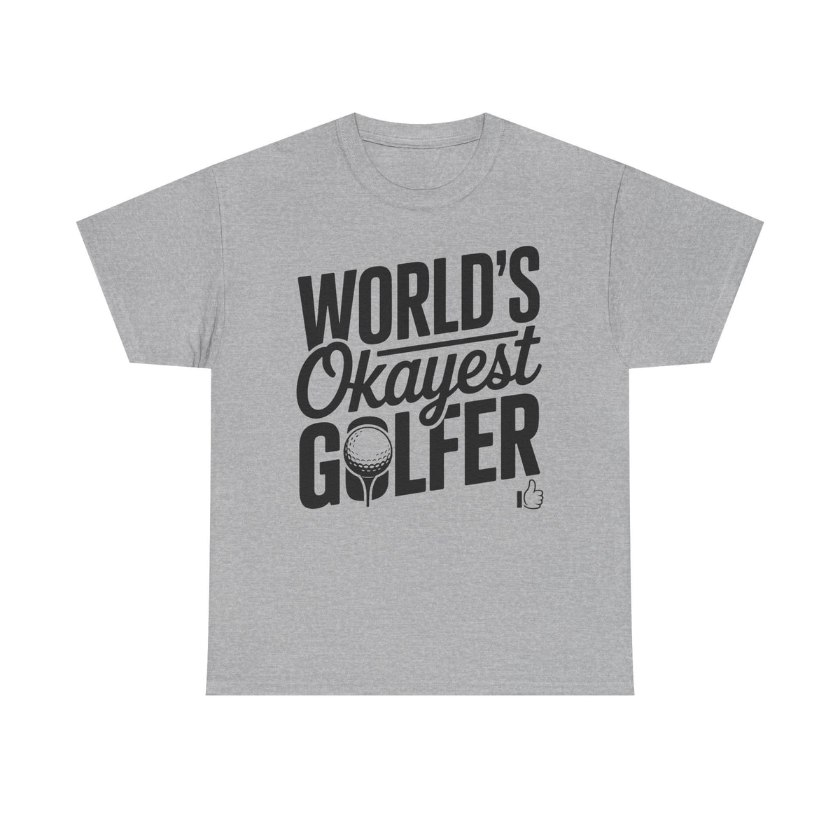 World’s Okayest Golfer T-Shirt | Funny Golf Gift Tee