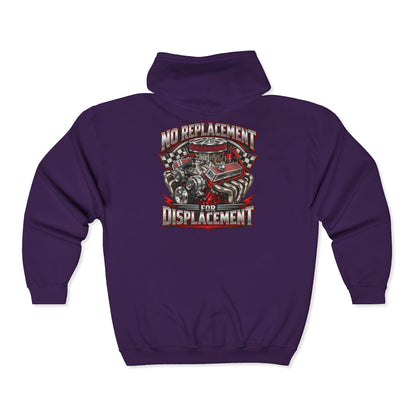 No Replacement for Displacement – Gildan 18600 Zip-Up Hoodie | 006-v2