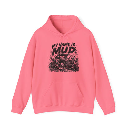My Name Is Mud – Safety Green/Pink Gildan 18500 Hoodie | 049a