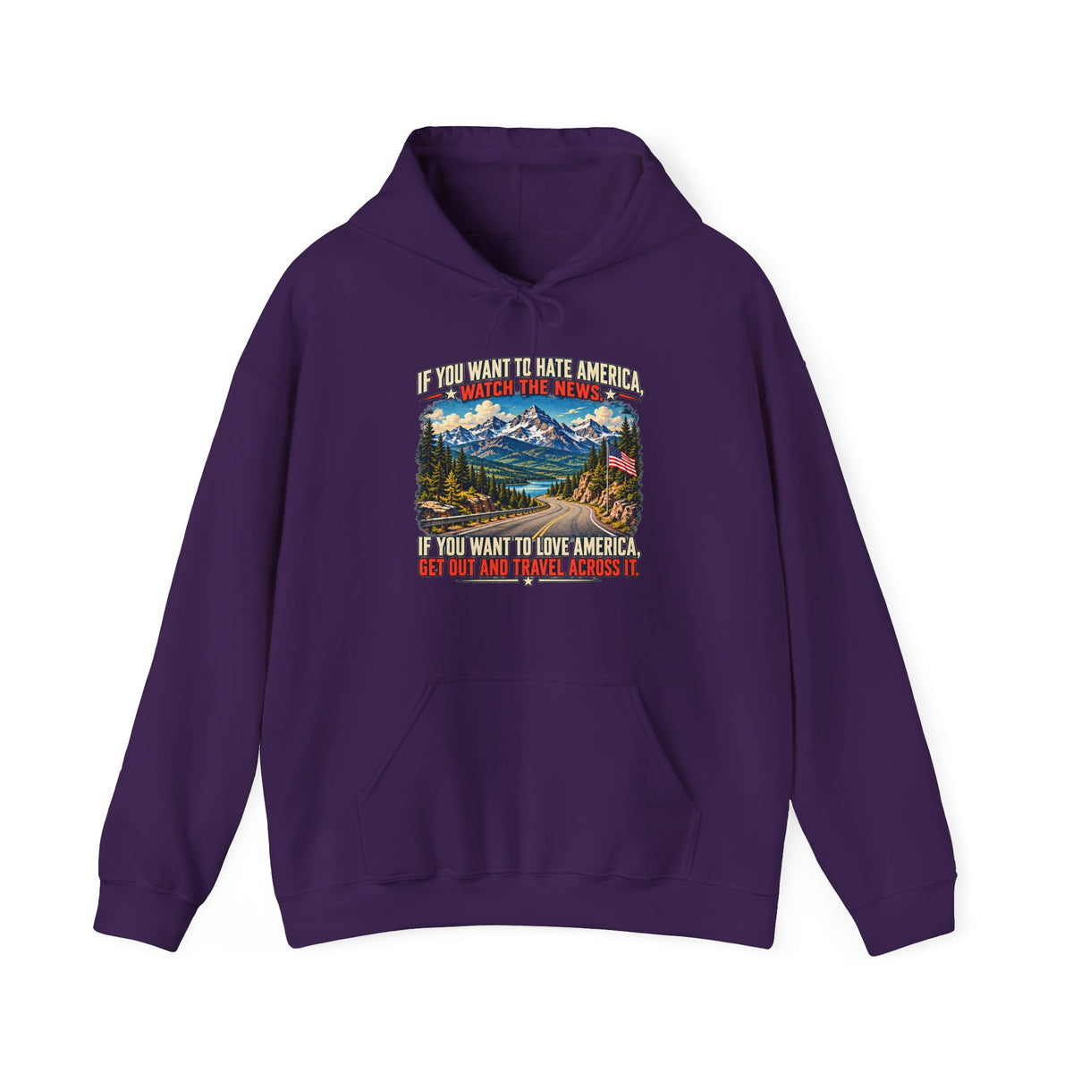 Travel America – Gildan 18500 Hoodie | 024