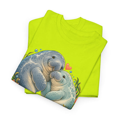Chubby Mermaid Heart of the Ocean Manatee T-Shirt