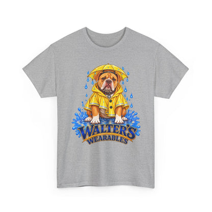 201b Walter Rain Day — Yellow Umbrella Hat — Gildan 5000 T-Shirt