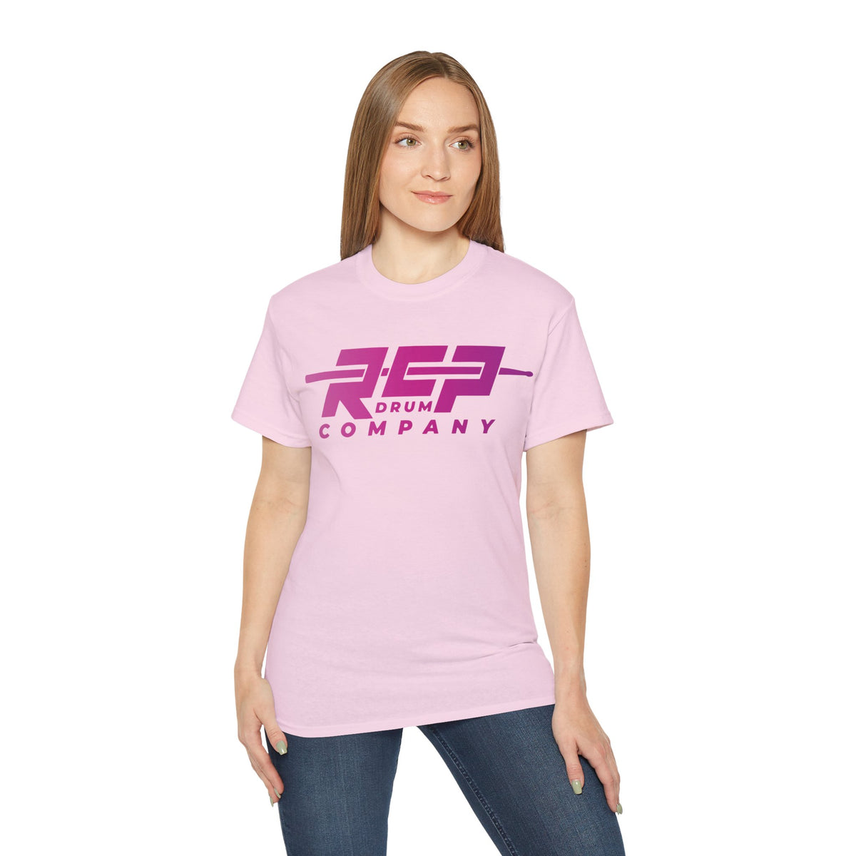RCP Drum Company T-Shirt | Pink Logo