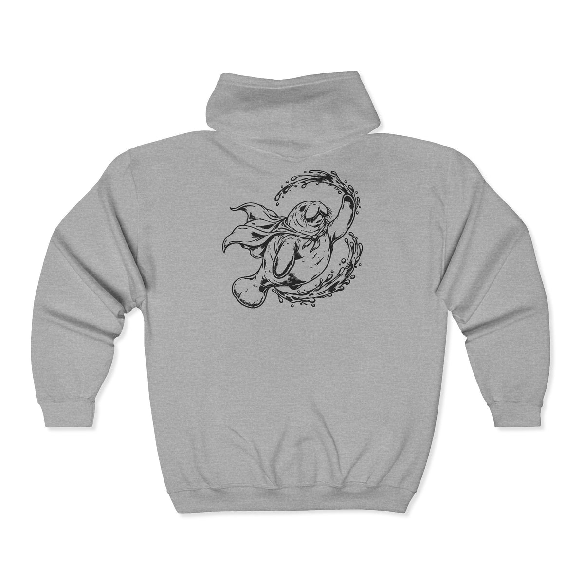Tidal Guardian Manatee Zip-Up Hoodie