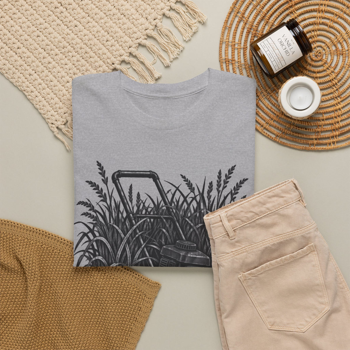 I Fought the Lawn — One Color – Gildan 5000 T-Shirt | 203a-v2