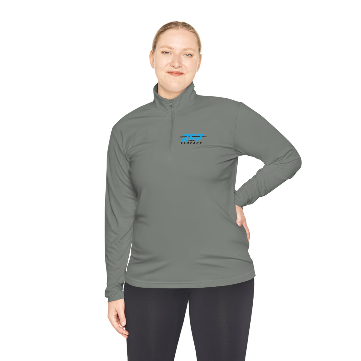 RCP Drum Company Quarter-Zip Pullover | Blue Logo