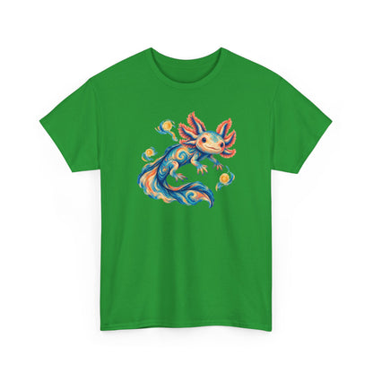 Starwater Axolotl in Turquoise and Coral T-Shirt