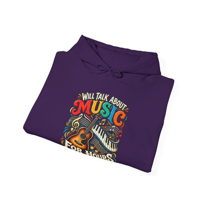 Will Talk About Music – Gildan 18500 Hoodie | 021