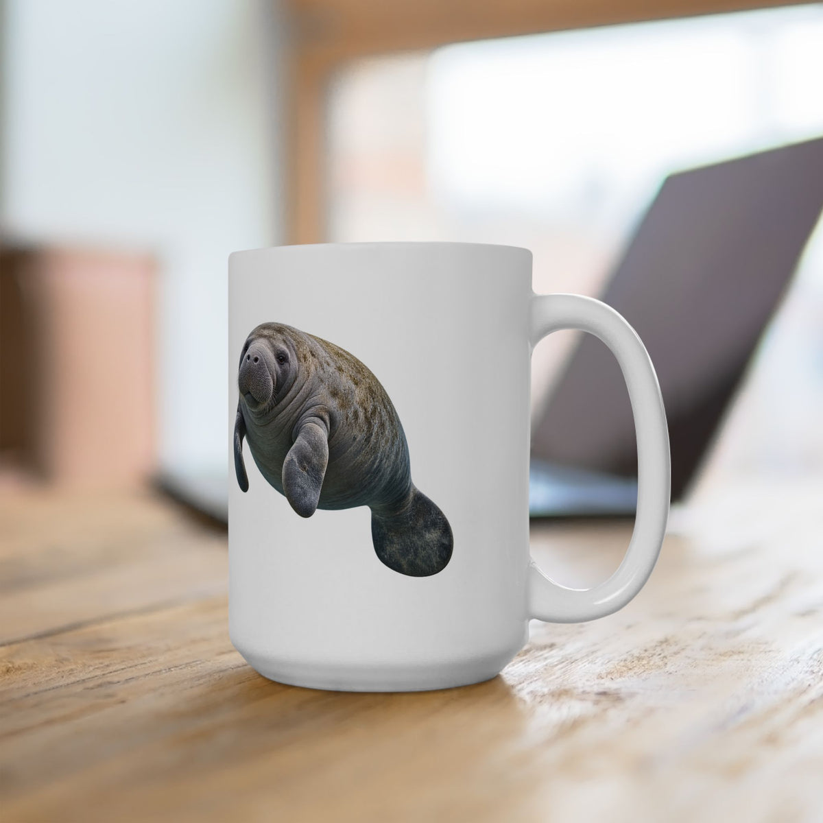 Gentle Giant Manatee Portrait Mug
