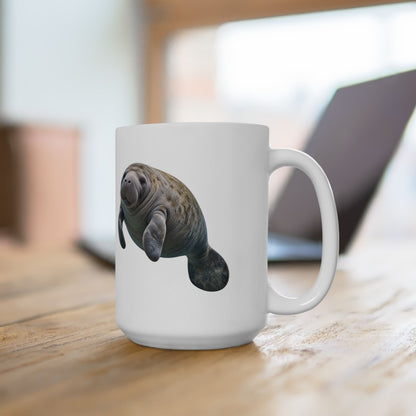Gentle Giant Manatee Portrait Mug