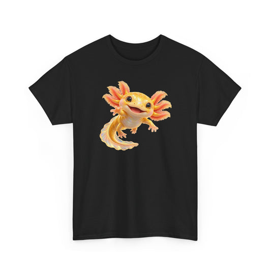 Golden Axolotl with Peach Gills T-Shirt