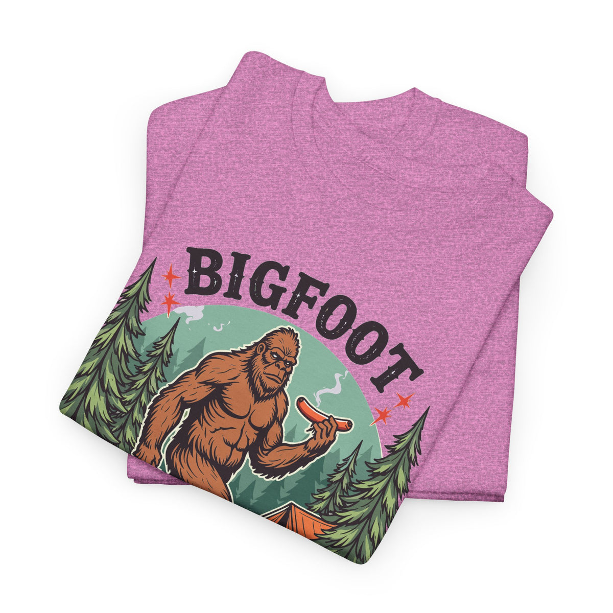 Bigfoot Grabbed My Wiener T-Shirt | Funny Camping Tee