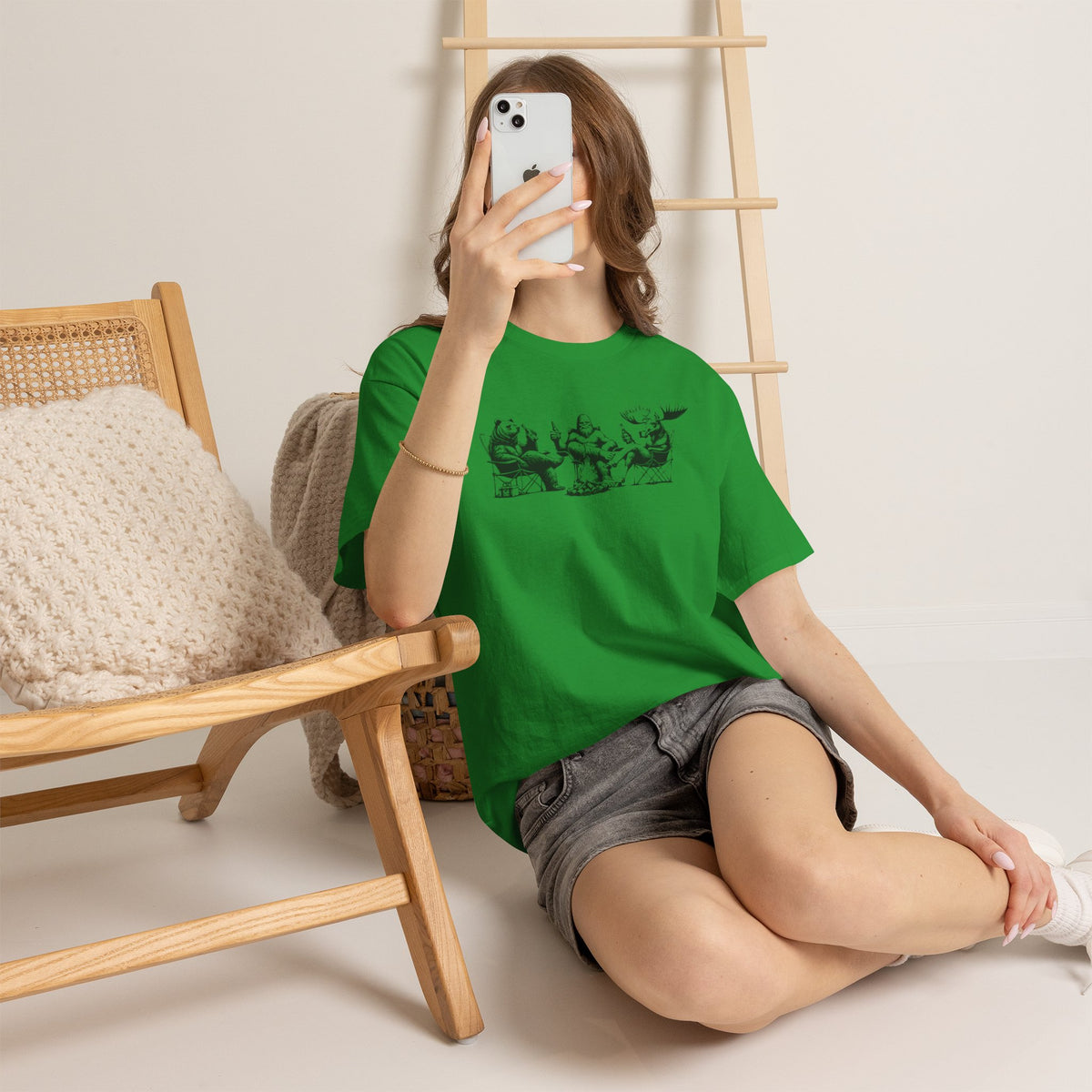 By the Fire Camping T-Shirt | Woodland Graphic Tee
