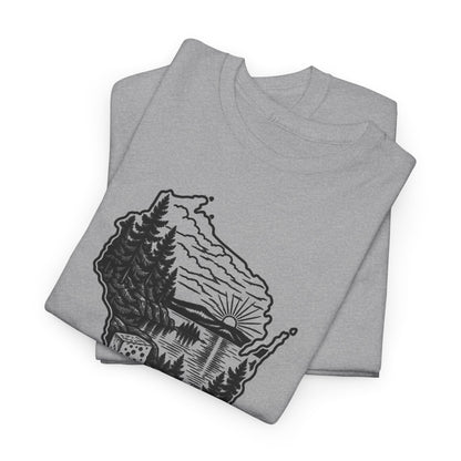 I've Been to Wisconsin – Gildan 5000 T-Shirt | 118a