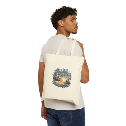 Silver Linings – Cotton Canvas Tote Bag | 027