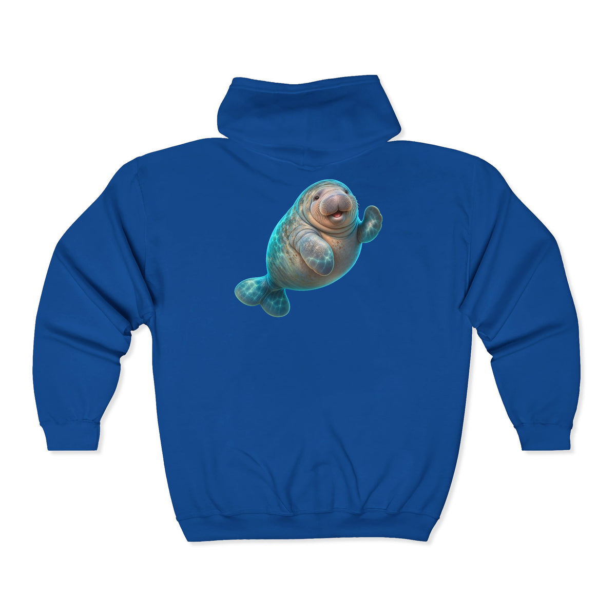 Friendly Flipper Manatee Zip-Up Hoodie