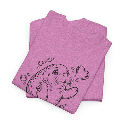 Chubby Manatee's Bubble Wish T-Shirt