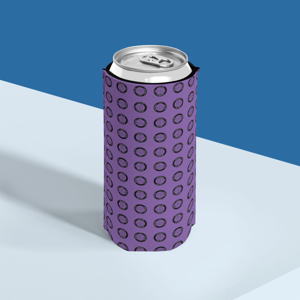 Walter Slim Can Cooler | Purple | 12 oz Fit