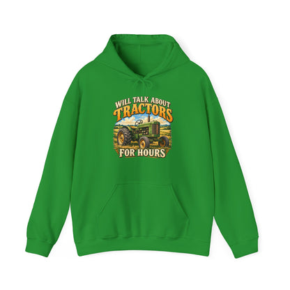 Will Talk About Tractors – Gildan 18500 Hoodie | 015