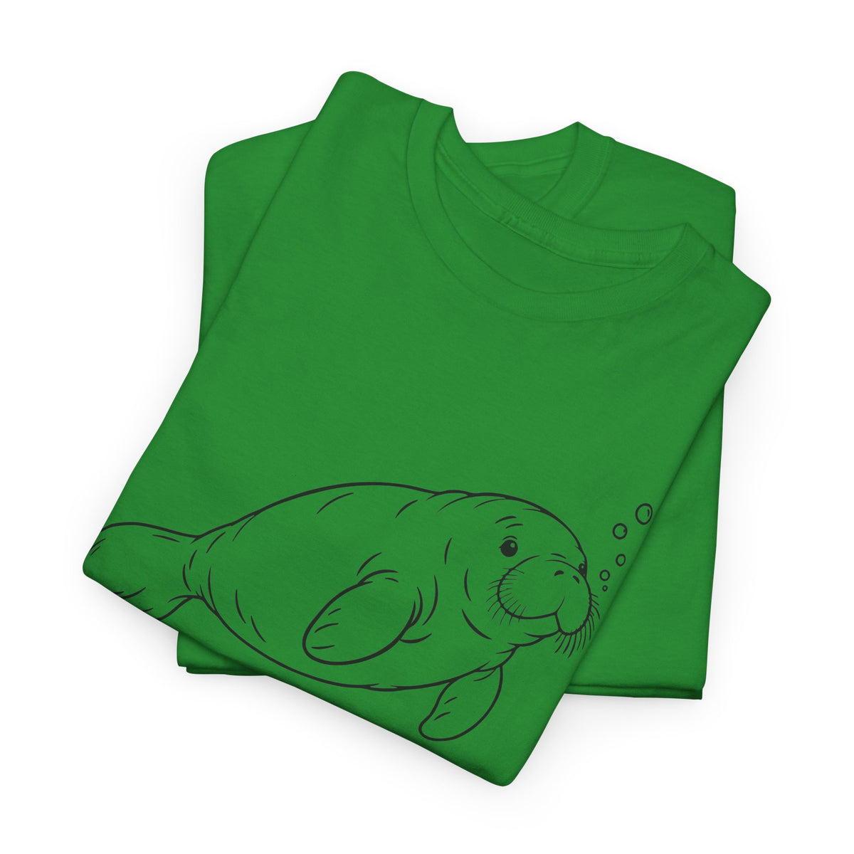 Chubby Mermaid Slow Tide Manatee T-Shirt