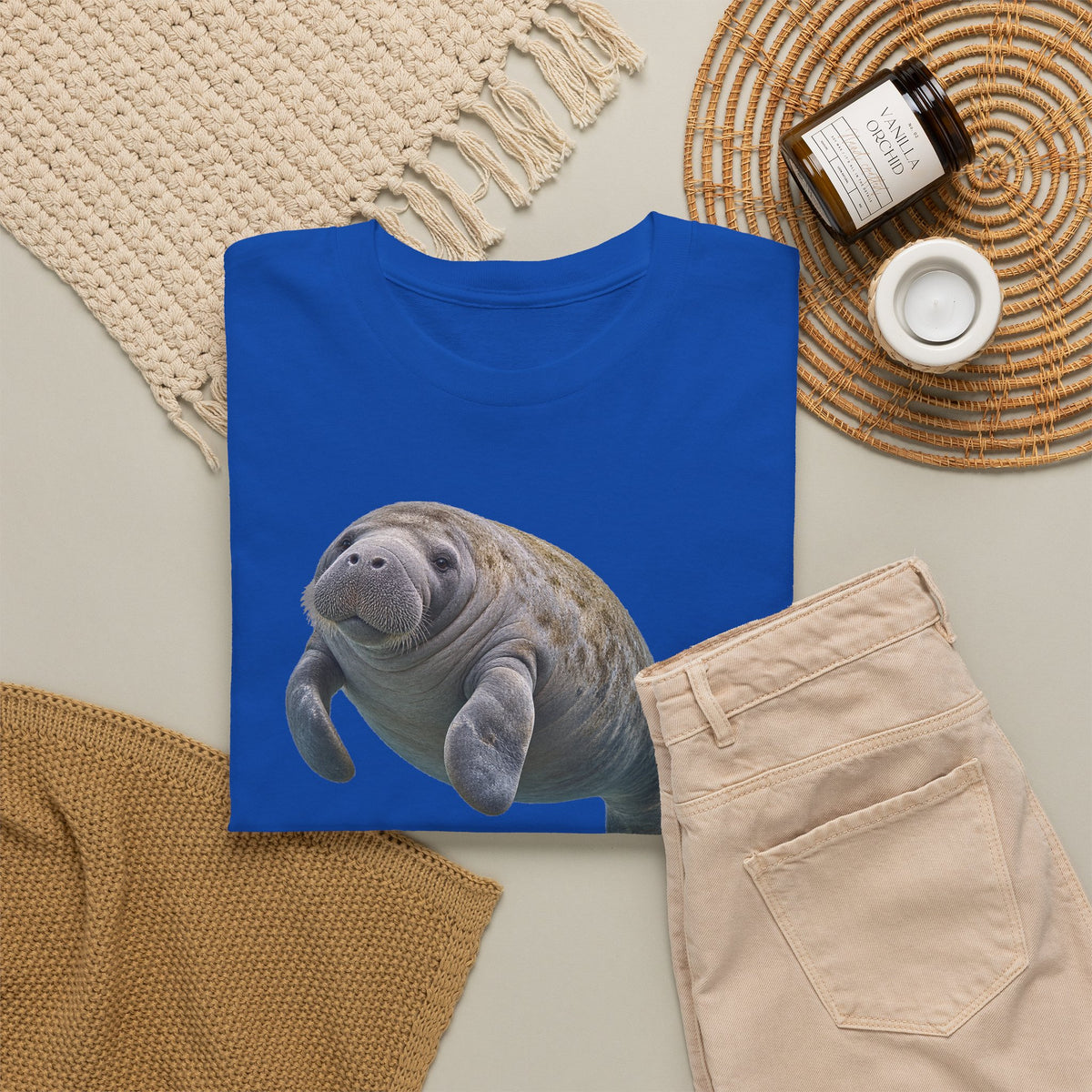 Gentle Giant Manatee Portrait T-Shirt