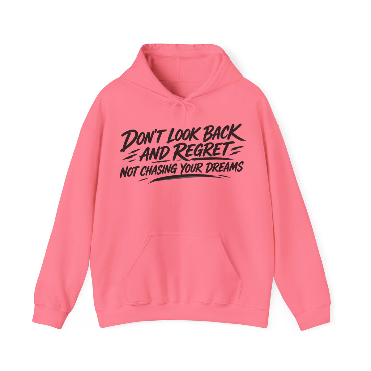Chase Your Dreams – Safety Green/Pink Gildan 18500 Hoodie | 041a