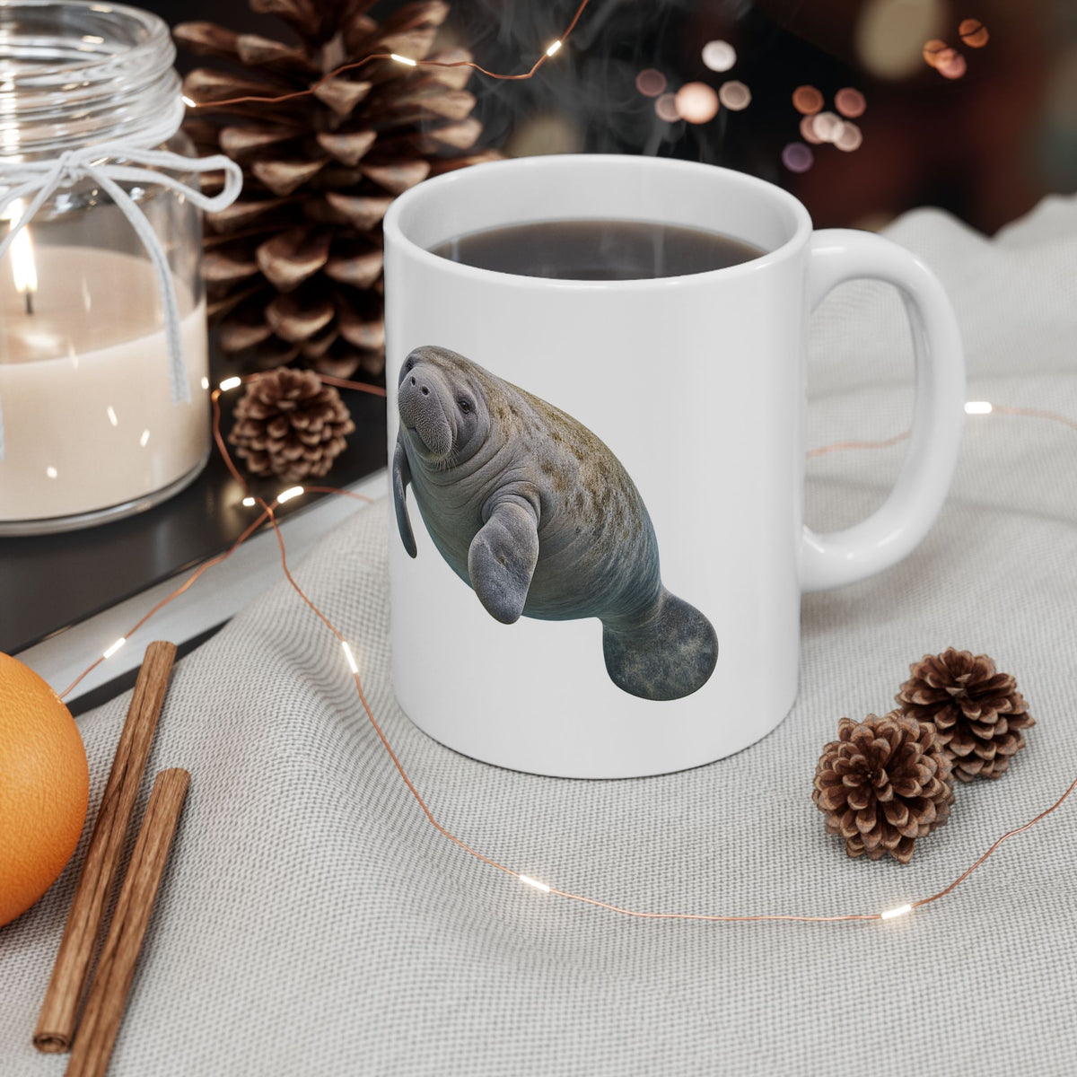 Gentle Giant Manatee Portrait Mug
