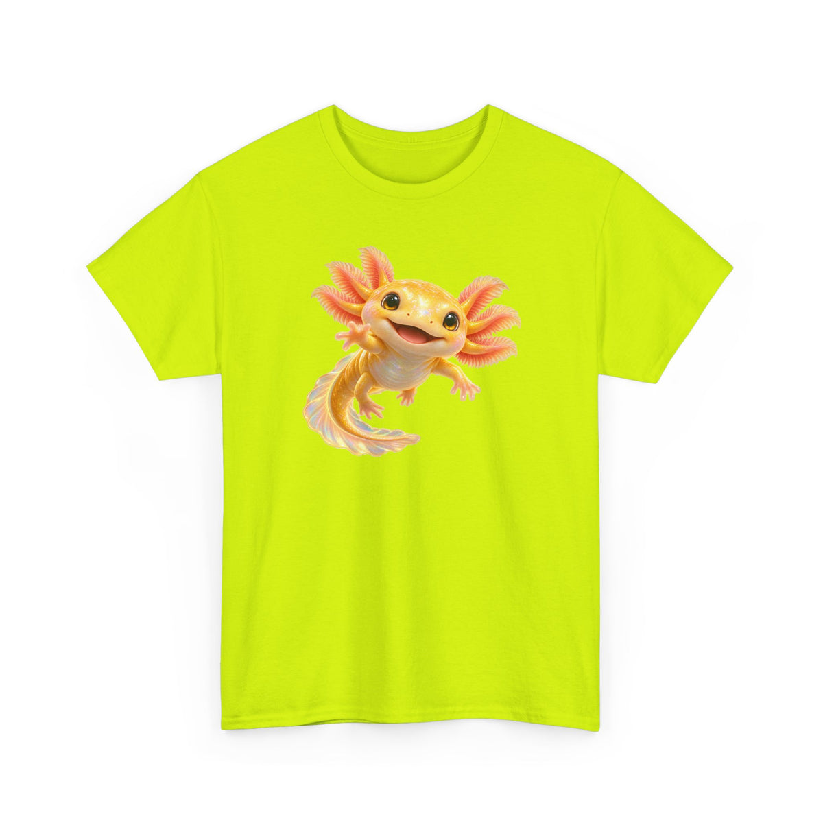 Golden Axolotl with Peach Gills T-Shirt