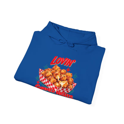 Lovin’ Cheese Curds & Summer Nights – Gildan 18500 Hoodie | 002a-v2