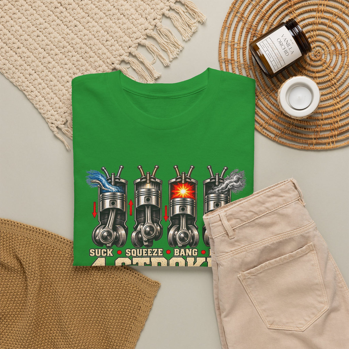 Four Strokin’ – Gildan 5000 T-Shirt | 005