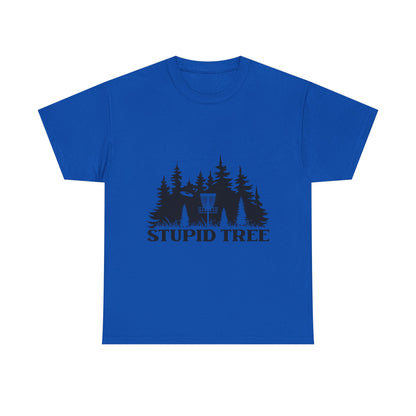 Stupid Tree Disc Golf T-Shirt | Funny Disc Golfer Tee