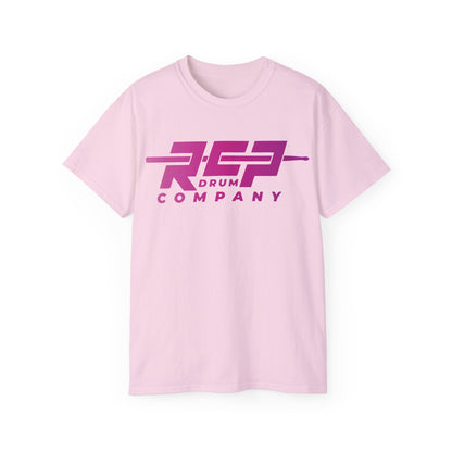 RCP Drum Company T-Shirt | Pink Logo
