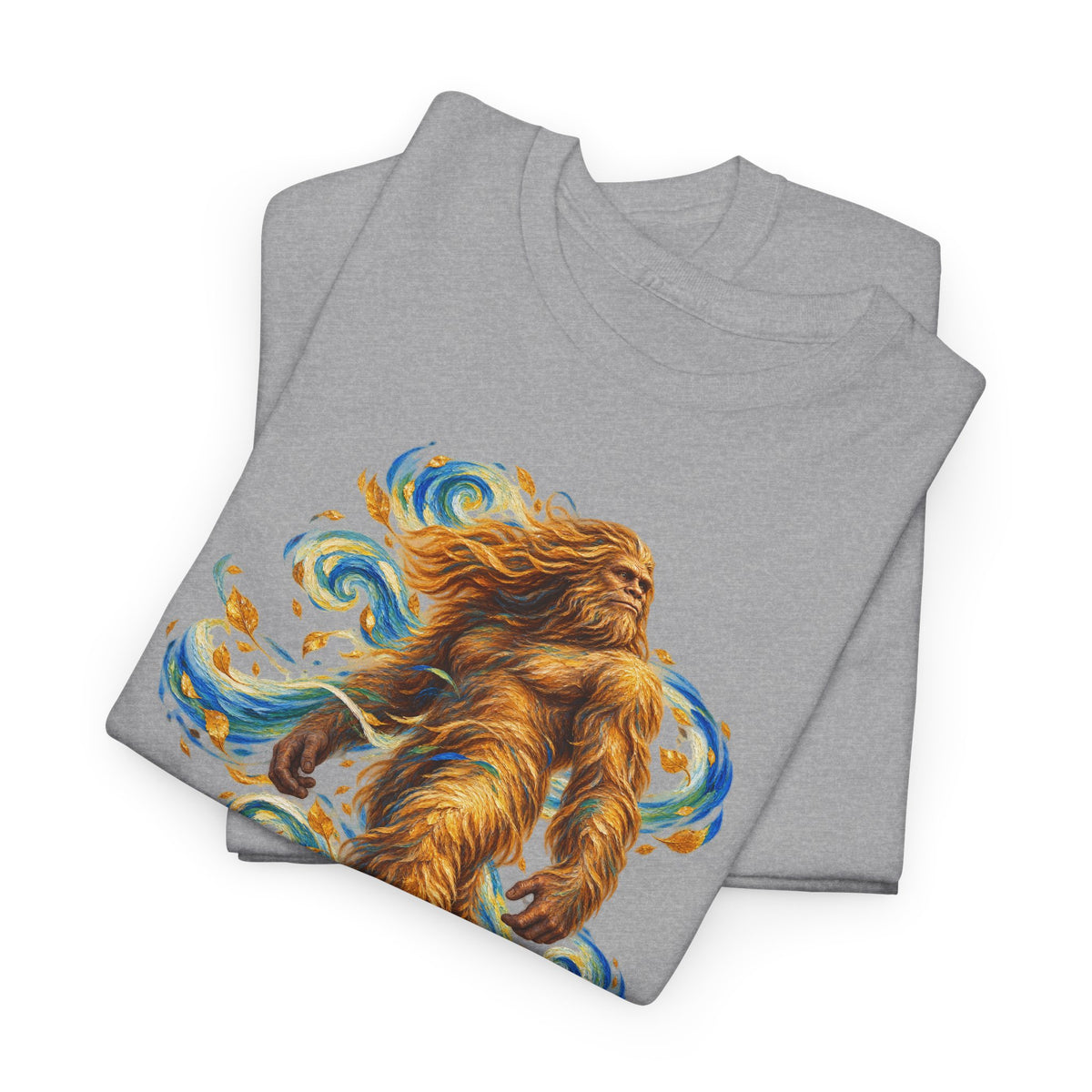 Golden Wind Sasquatch Portrait T-Shirt