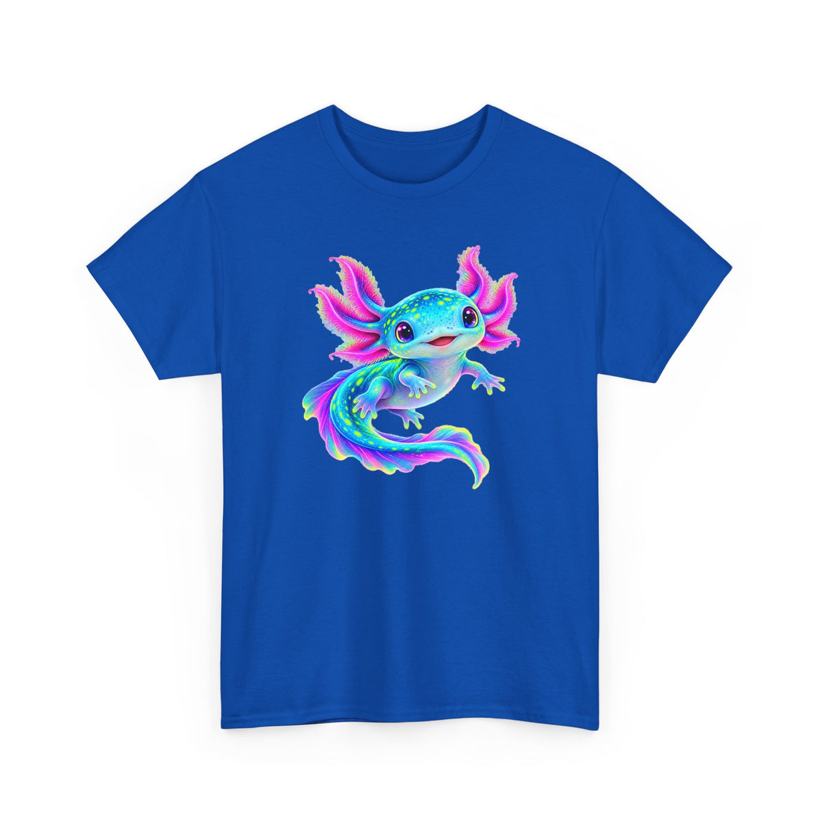 Electric Axolotl in Motion T-Shirt
