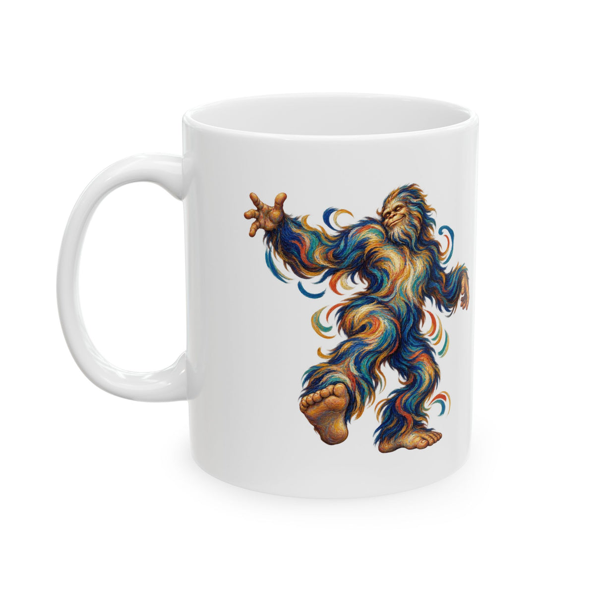 Spiral Step Bigfoot Dance Mug