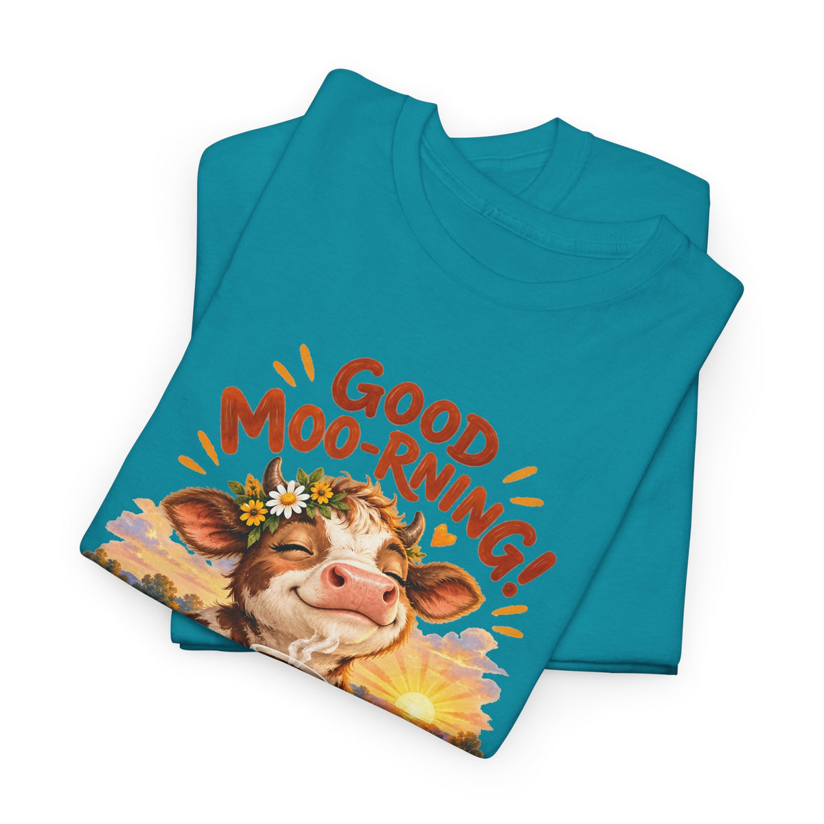 Good Moo-rning – Gildan 5000 T-Shirt | 030