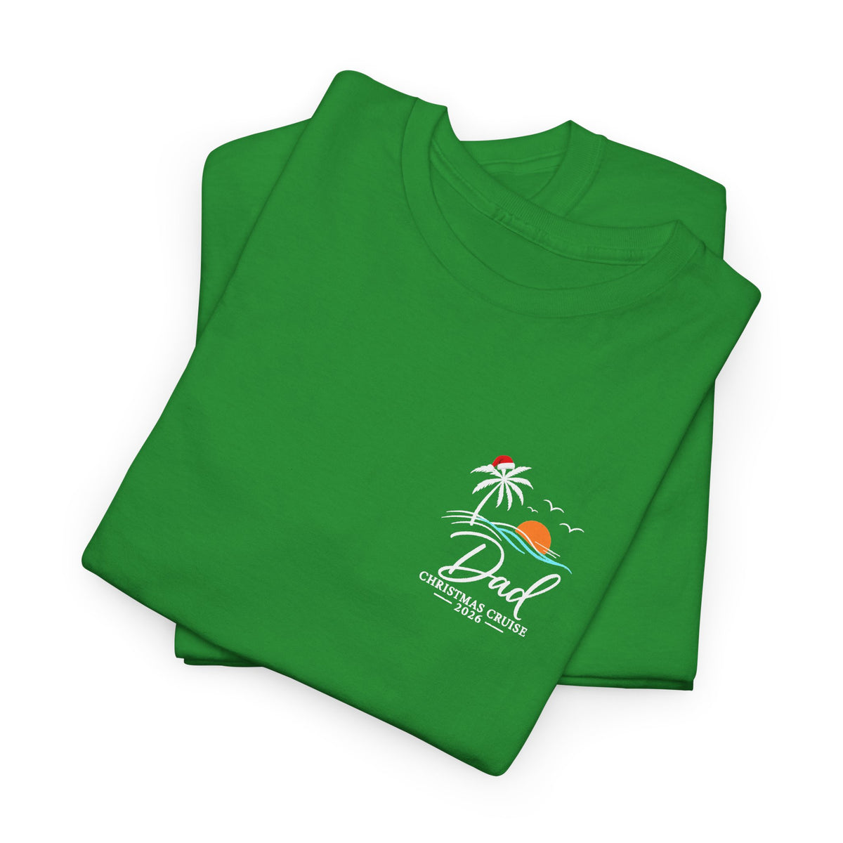 Dad Christmas Cruise 2026 Adult T-Shirt | Gildan 5000