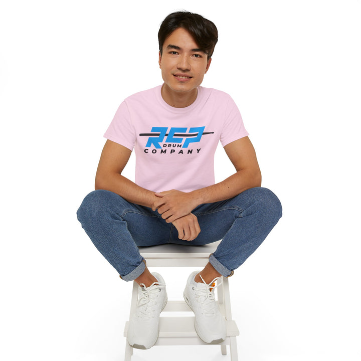 RCP Drum Company T-Shirt | Blue Logo