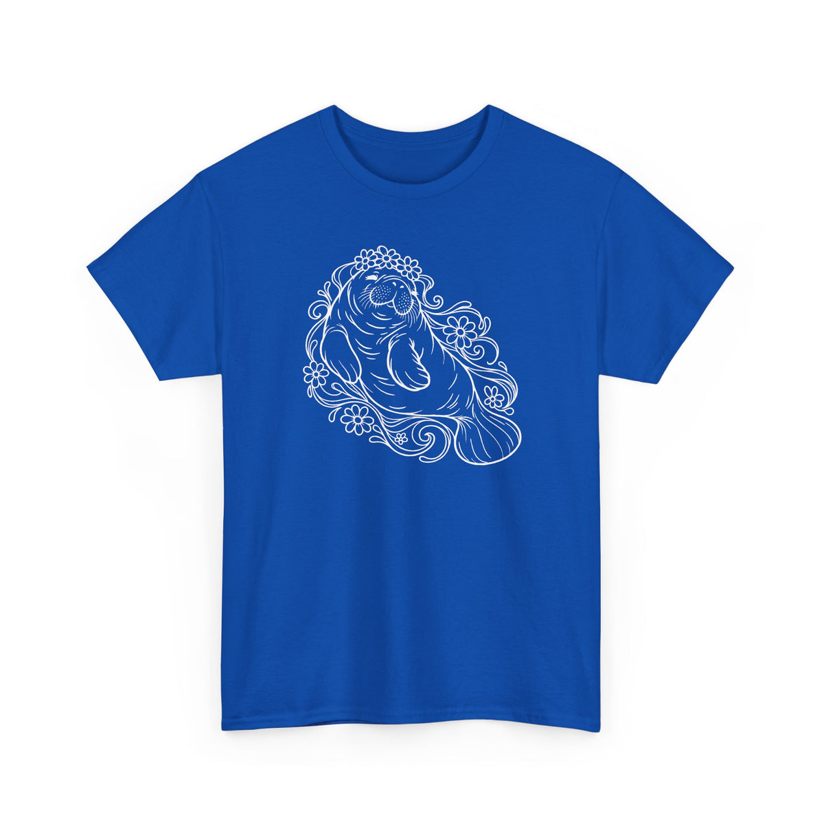 Dreamy flower-crowned manatee T-Shirt