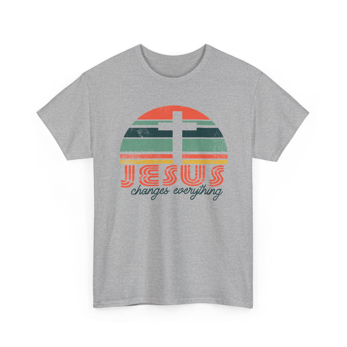 Jesus Changes Everything T-Shirt | Christian Cross Graphic Tee
