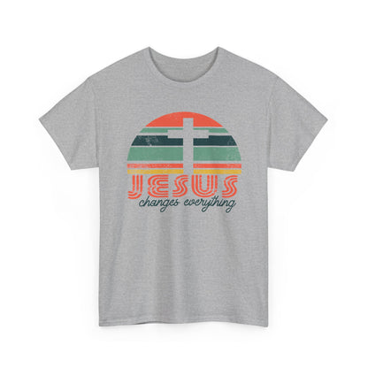 Jesus Changes Everything T-Shirt | Christian Cross Graphic Tee