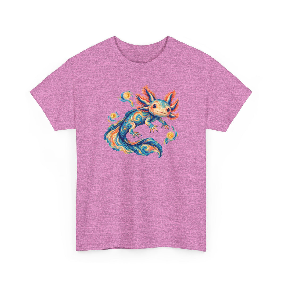 Starwater Axolotl in Turquoise and Coral T-Shirt
