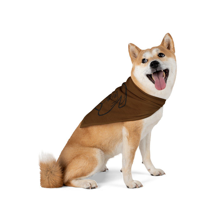 Walter Pet Bandana - Brown
