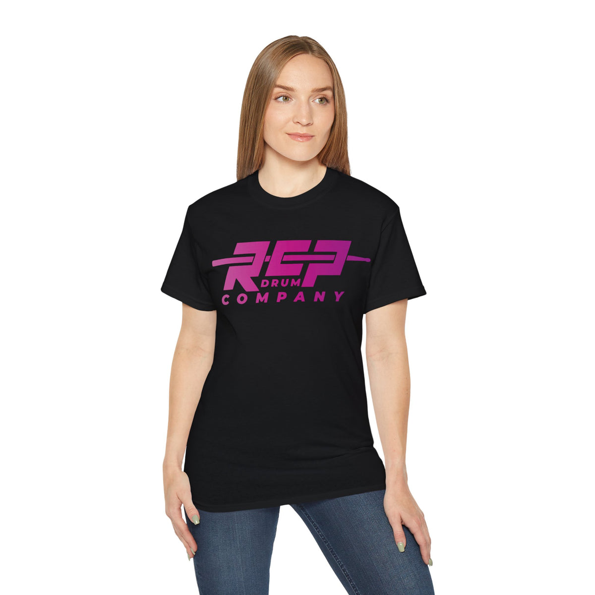 RCP Drum Company T-Shirt | Pink Logo