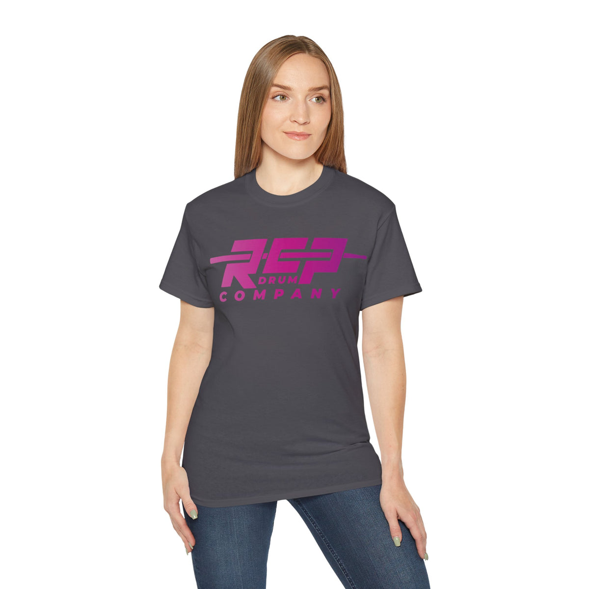 RCP Drum Company T-Shirt | Pink Logo
