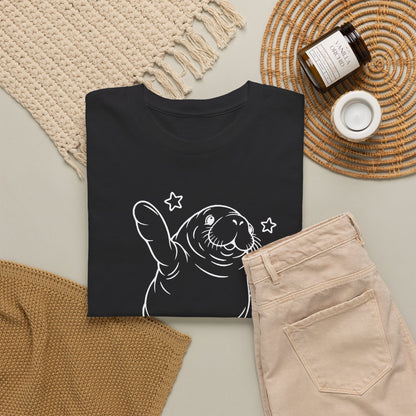 Chubby Mermaid Sea Cow Stretch Manatee T-Shirt