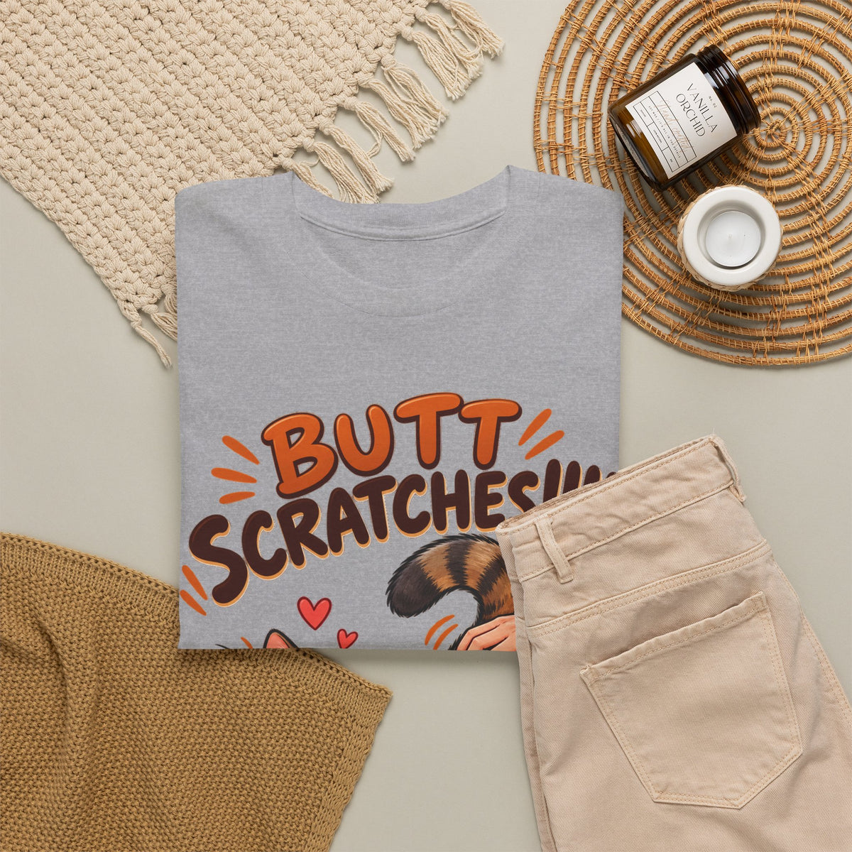 Butt Scratches CAT – Gildan 5000 T-Shirt | 234-v2