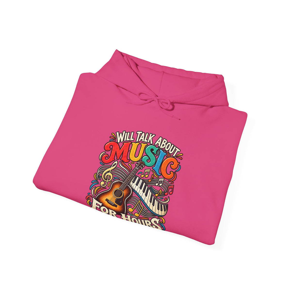 Will Talk About Music – Gildan 18500 Hoodie | 021