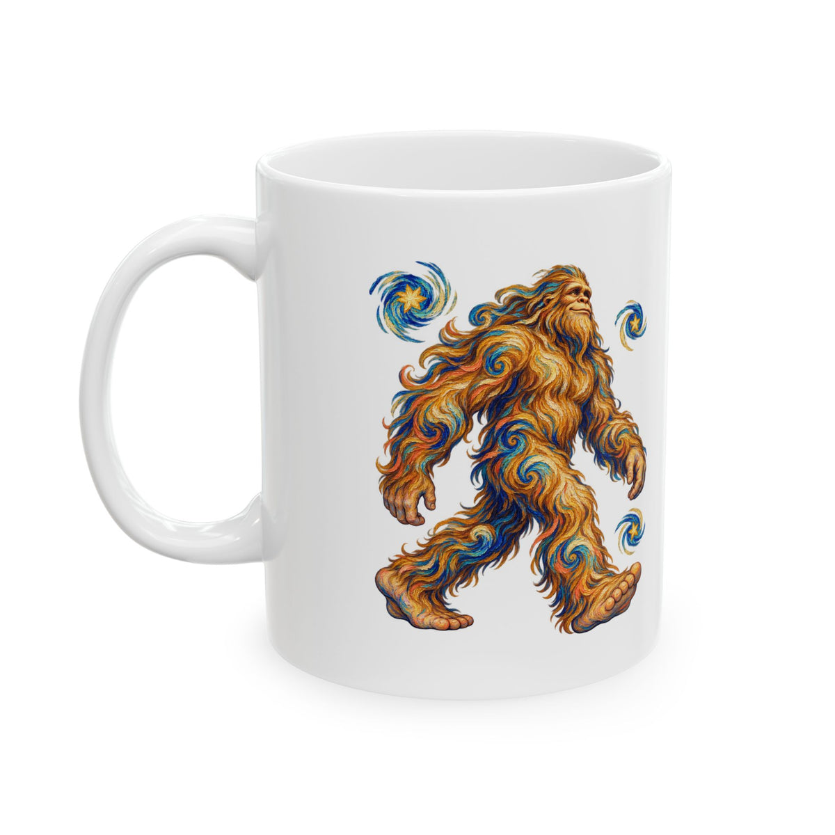 Starlit Bigfoot Wanderer Mug