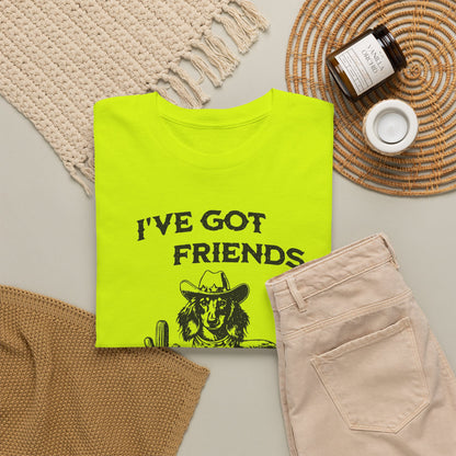 Friends in Low Places - Dachshund T-Shirt | Unisex Graphic Tee
